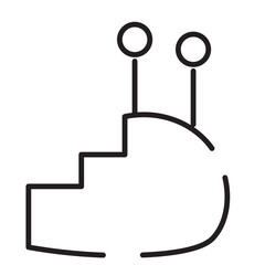 Chinese Medicine Needles Line Icon