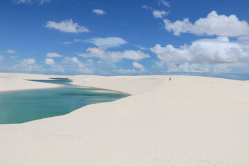 white sand dunes