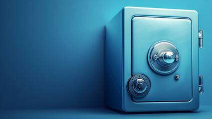  metallic safe with combination lock