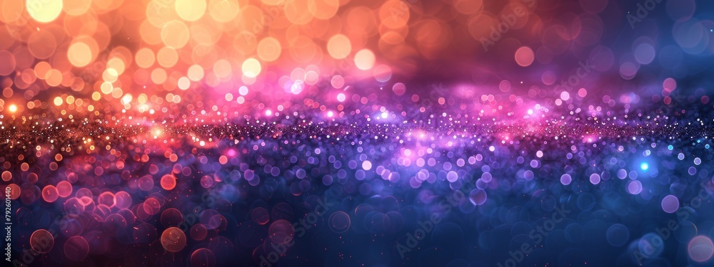 Poster a background showcasing a blurred light source with a soft glow and pastel color palette, creating a
