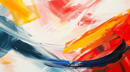 : Bold strokes of oil paint creating abstract patterns against transparency - obrazy, fototapety, plakaty