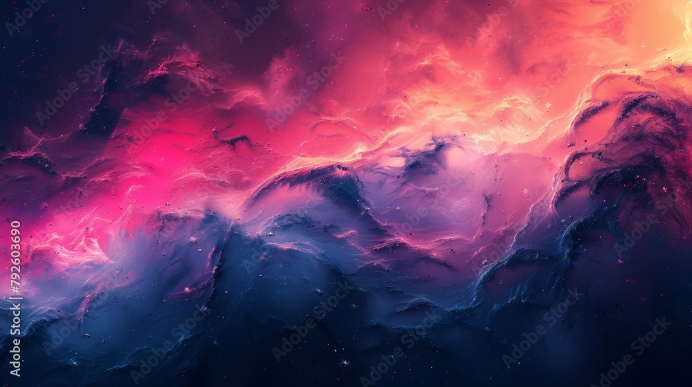Poster a background with a digital brushstroke texture, resembling a painting created in a digital art prog