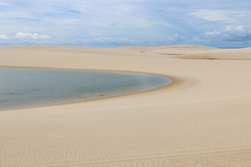 sand dunes in the desert