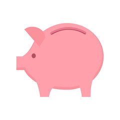piggy bank banking investment concept icon