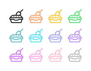 Editable litter box vector icon. Veterinary, animal, pet care, pet shop. Part of a big icon set family. Perfect for business, web and app interfaces, presentations, infographics, etc
