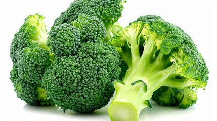 Fresh cut broccoli