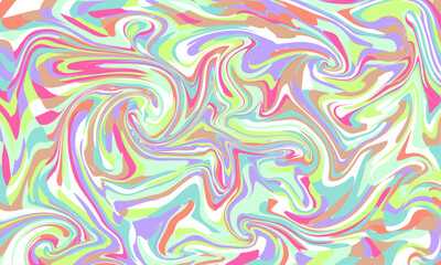 flat hand drawn vivid colored groovy background