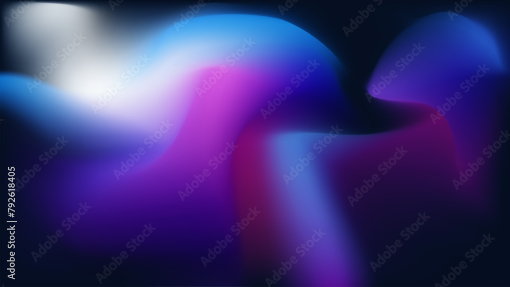 Poster glowing light gradient smoky blur smooth abstract background vector
