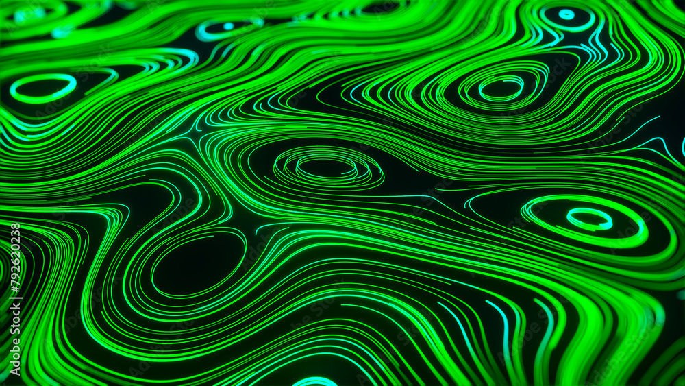 Poster abstract background of topographic map. contour map. 3d topographic map. valleys and mountains. geog
