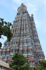 Madurai Temple of Tamil Nadu in India. Photo: August 18, 2015