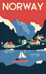 Norway poster design