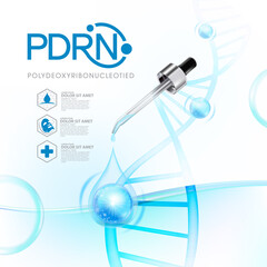 PDRN ,Polydeoxyribonucleotide serum Skin Care Cosmetic, DNA salmon