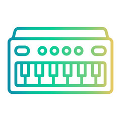 keyboard synthesizer icon