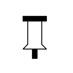 pin icon vector symbol illustration 