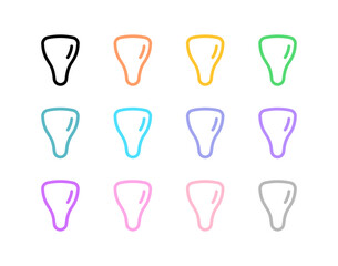 Editable incisor, tooth vector icon. Dentistry, healthcare, medical. Part of a big icon set family. Perfect for web and app interfaces, presentations, infographics, etc