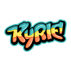 graffiti name typography art
