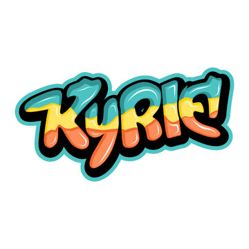 graffiti name typography art