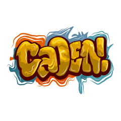 graffiti name typography art