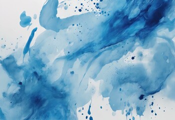 Fototapeta na wymiar 'illustration creation paint used designs texture background Modern Abstract conception websites painted Abstract watercolor Hand painting abstract Blue blue artwork blue paint'