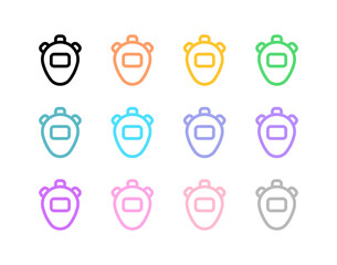 Editable stopwatch vector icon. Part of a big icon set family. Perfect for web and app interfaces, presentations, infographics, etc