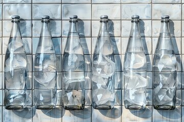 mineral water bottles drinking advertising professional photography
