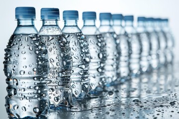 mineral water bottles drinking advertising professional photography