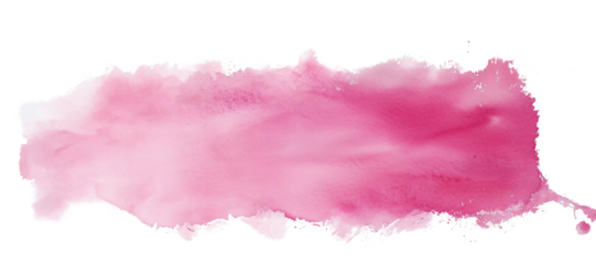 Pink gradient splatter brush, watercolor, can be used as design material, banner, logo background. Fashion industry, cosmetics, beauty industry concept