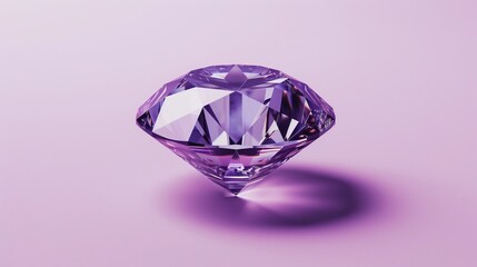 A diamond on purple background - 792647836