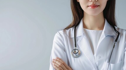 A doctor with stethoscope - 792647838