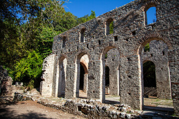 Great Basilica, Butrint National Park, Vlorë County, southern Albania