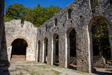 Great Basilica, Butrint National Park, Vlorë County, southern Albania