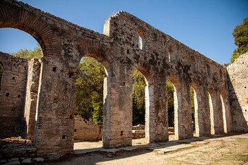 Great Basilica, Butrint National Park, Vlorë County, southern Albania