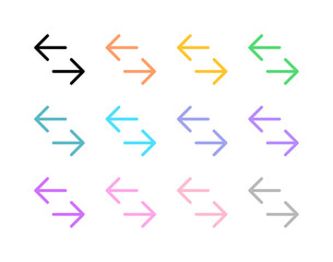 Editable vector data transfer arrows icon. Part of a big icon set family. Perfect for web and app interfaces, presentations, infographics, etc