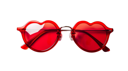 Heart-shaped glasses
