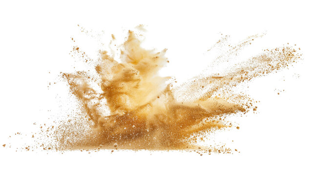 Flying sand transparent background PNG