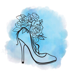 illustration of a pair of shoes - 792666488
