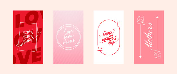 Mother's Day greeting social media story design