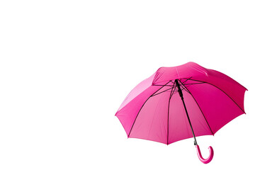 Pink Umbrella on Transparent Background