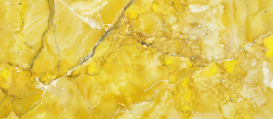 Bright mustard yellow marble texture with rich yellow and golden veins, designed to add warmth and cheer to any setting