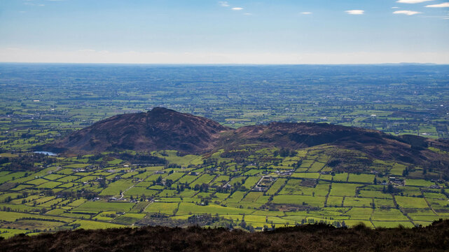 Sturgan Mountain and Sugar Loaf Hill, in The Ring Of Gullion, Newry, Northern Ireland