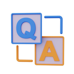 translation 3d render icon