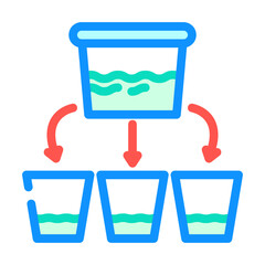 link juice seo color icon vector. link juice seo sign. isolated symbol illustration