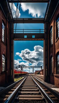 train on the railway