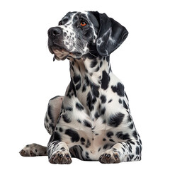Dalmatian isolated on transparent background