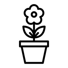 flower in flowerpot