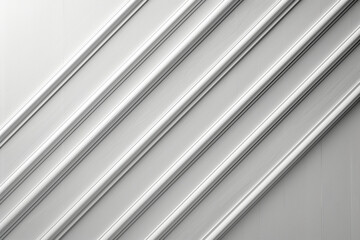 Obraz premium A clean white background with subtle diagonal lines adding depth and dimension, perfect for a minimalist and professional presentation