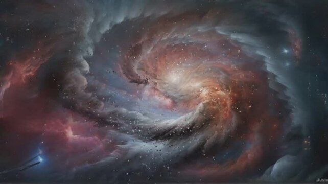 galaxy nebula vortex clouds cosmos