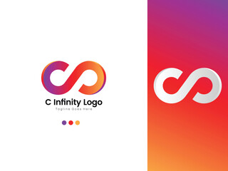 C, s  infinity Logo design vector artwork 