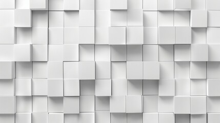 white cube boxes background.