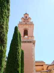 Bell tower of the Church of Sant Vicent Ferrer. Founded in 1579, a Dominican convent originally...